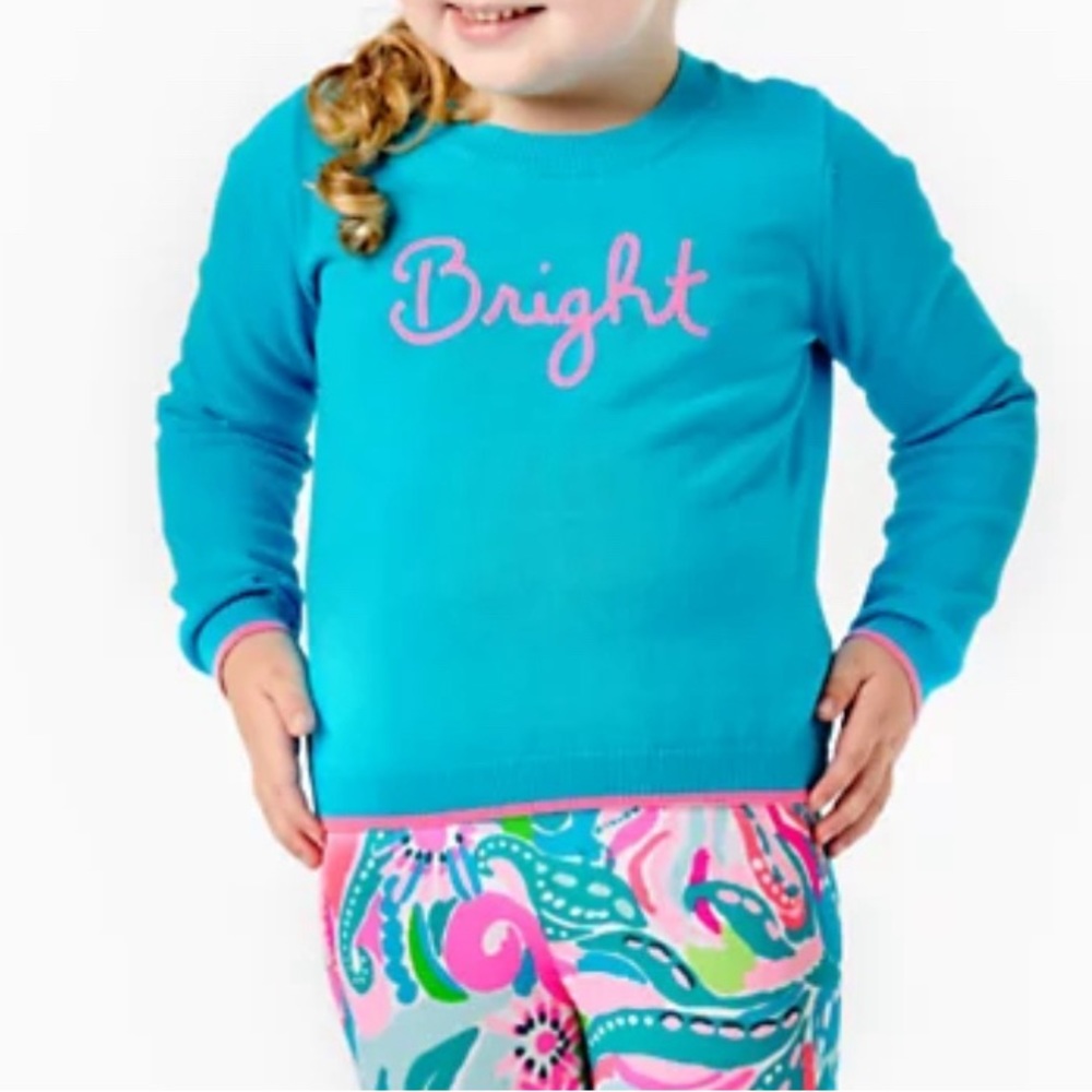 Lilly Pulitzer Mini Charlton Bright Sweater Sz 4/5